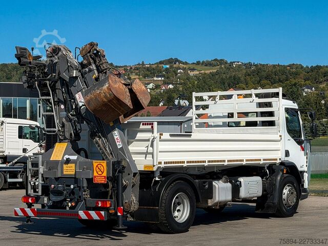 Truck mounted crane DAF LF 310 * Kipper 4,60 m + KRAN / Bordmatic!
