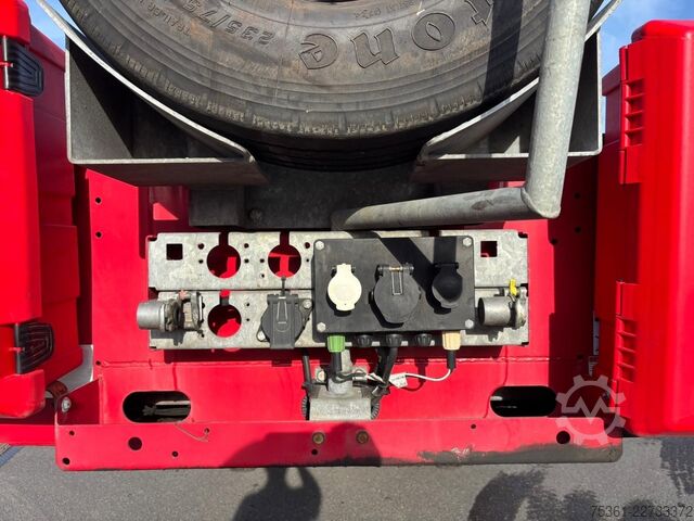 Tieflader-Sattelauflieger HUMBAUR HTS 30 3-Achser Radmulde/Lift+Lenkachs/verzinkt