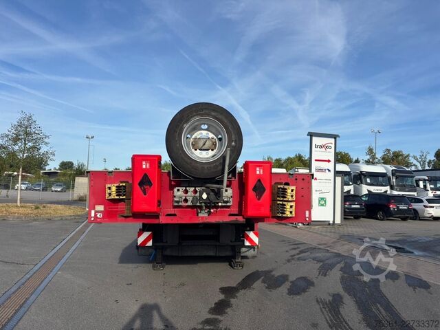 Tieflader-Sattelauflieger HUMBAUR HTS 30 3-Achser Radmulde/Lift+Lenkachs/verzinkt