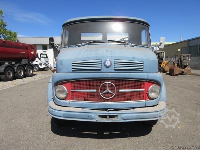 Pick-up van mercedes-benz 710 Kipper Rundhauber AHK