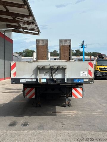Low loader semitrailer MÜLLER-MITTELTAL TS3 Profi 30,0 Tieflader mit NLA & hydr. Rampen