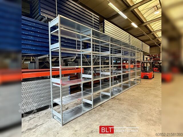 Kragarmregal 100 lfm. Gebrauchtes STOW Fachbodenregal 300 cm hoch, 60 cm tief, 7 Lagerebenen