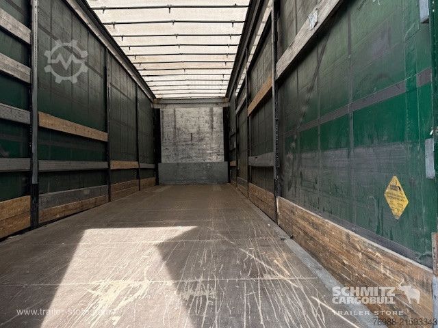 Open semitrailer with tarp Schmitz Cargobull Curtainsider Mega