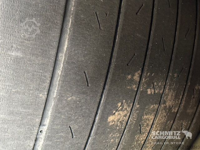 Open semitrailer with tarp Schmitz Cargobull Curtainsider Mega