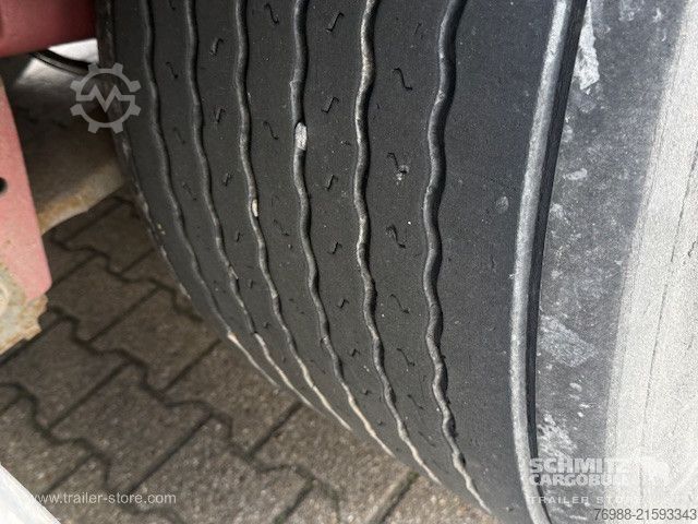 Open semitrailer with tarp Schmitz Cargobull Curtainsider Mega