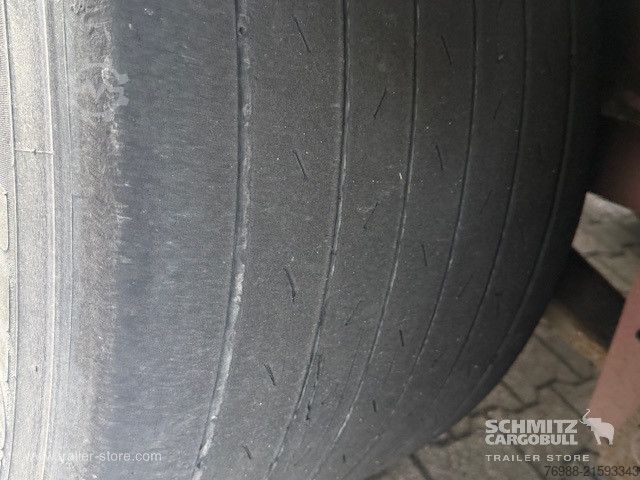 Open semitrailer with tarp Schmitz Cargobull Curtainsider Mega