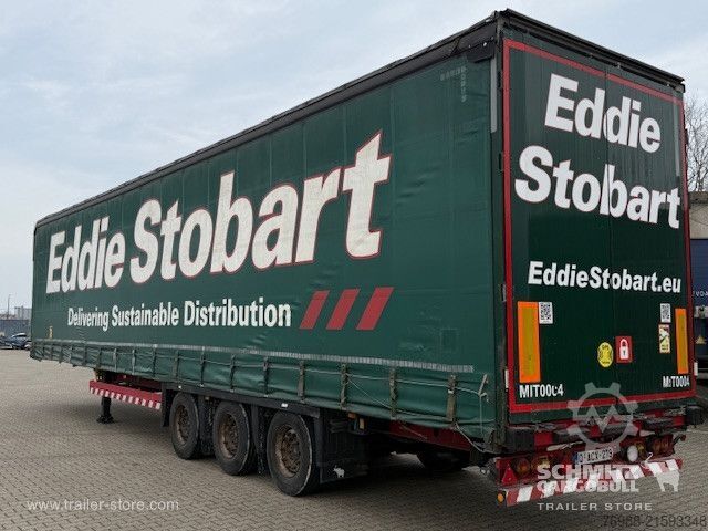 Auflieger mit Pritsche & Plane Schmitz Cargobull Curtainsider Mega