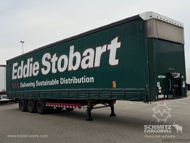 Auflieger mit Pritsche & Plane Schmitz Cargobull Curtainsider Mega