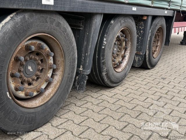 Auflieger mit Pritsche & Plane Schmitz Cargobull Curtainsider Mega