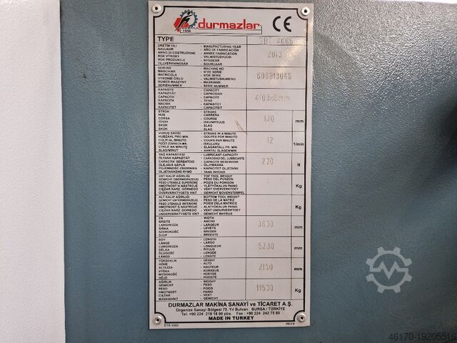 Tafelschere Durma SBT 4006