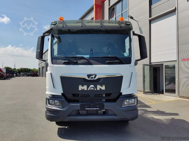3-sided tipper MAN TGM 18.320 4x2 BL MEILLER Krankipper Palfinger