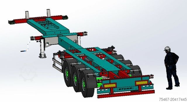 Swap body semitrailer OZGUL TRELER 45/40/30/20 Heckbündig