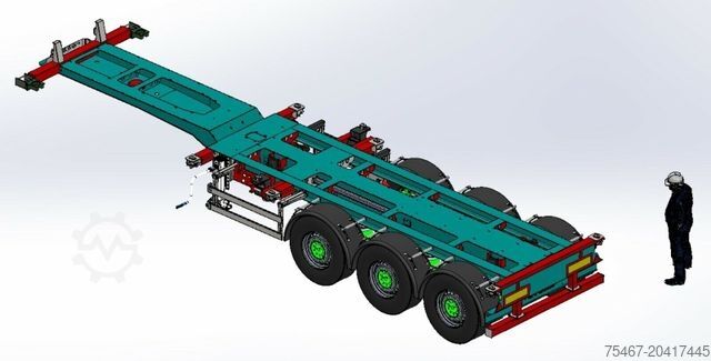 Swap body semitrailer OZGUL TRELER 45/40/30/20 Heckbündig