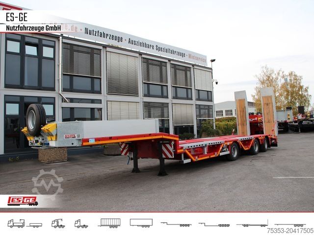 Tieflader-Sattelauflieger FAYMONVILLE MAX Trailer MAX100 Semi-Tieflader Radmulden