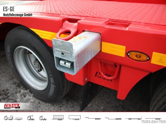 Tieflader-Sattelauflieger FAYMONVILLE MAX Trailer MAX100 Semi-Tieflader Radmulden