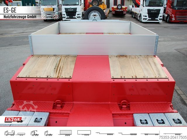 Tieflader-Sattelauflieger FAYMONVILLE MAX Trailer MAX100 Semi-Tieflader Radmulden