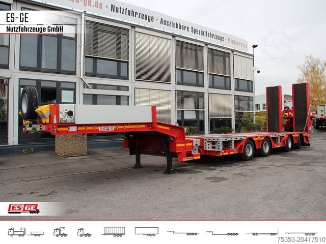 Low loader semitrailer FAYMONVILLE Multimax Satteltieflader (2+2) - nachlaufgelenkt