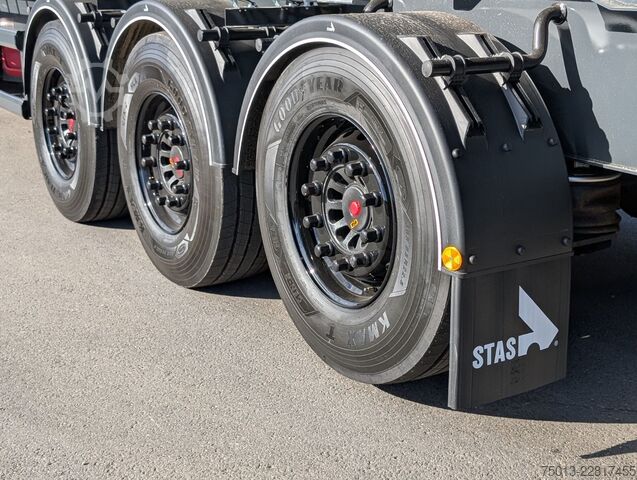 Kipper Auflieger STAS HardoX Stahl 74 m³, 2x Liftachse, MIETEN?