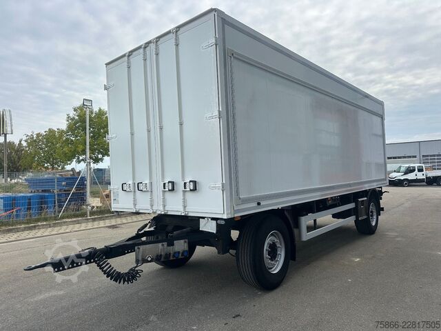 Box trailer  KFB Jessen  Iso Kofferanhänger durchladbar LBW 2