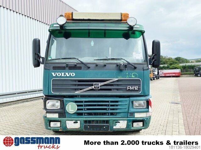 Kipper LKW Volvo FM12-420 4x2 mit Heckkran Jonsered 1090, Hochsitz