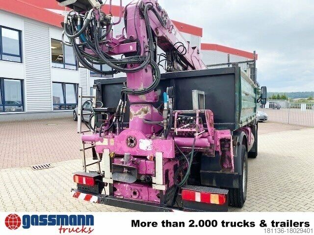 Kipper LKW Volvo FM12-420 4x2 mit Heckkran Jonsered 1090, Hochsitz