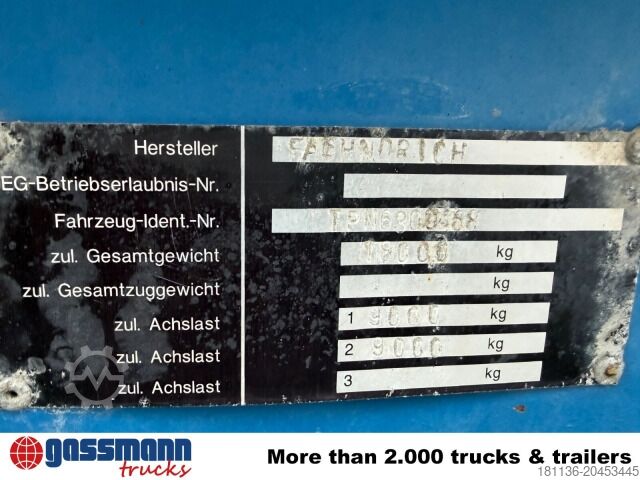 Anhänger Faehndrich AG TKS-Z13 Asphaltkocher