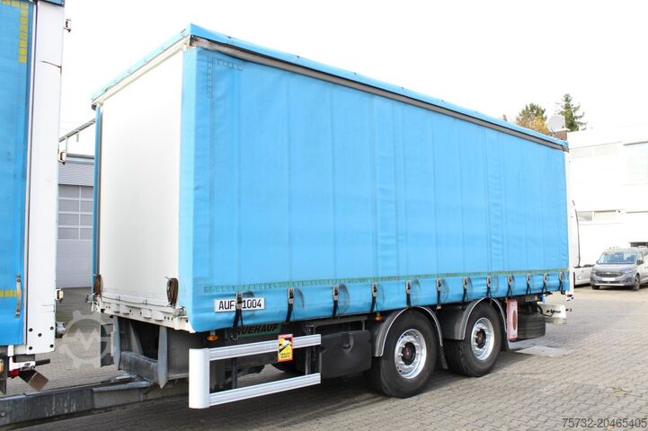 Anhänger mit Pritsche & Plane Fruehauf Fruehauf 2-Achser SAF Edscha Alu Bordwände