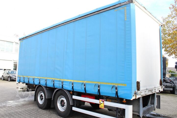 Anhänger mit Pritsche & Plane Fruehauf Fruehauf 2-Achser SAF Edscha Alu Bordwände