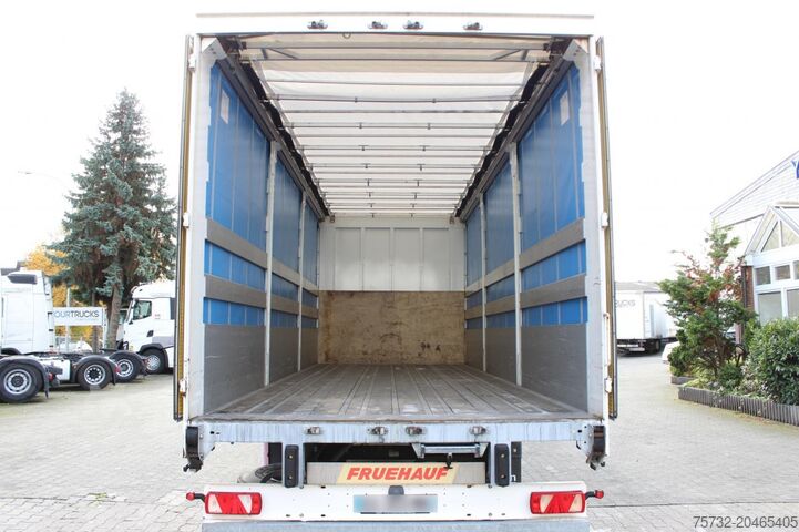 Anhänger mit Pritsche & Plane Fruehauf Fruehauf 2-Achser SAF Edscha Alu Bordwände