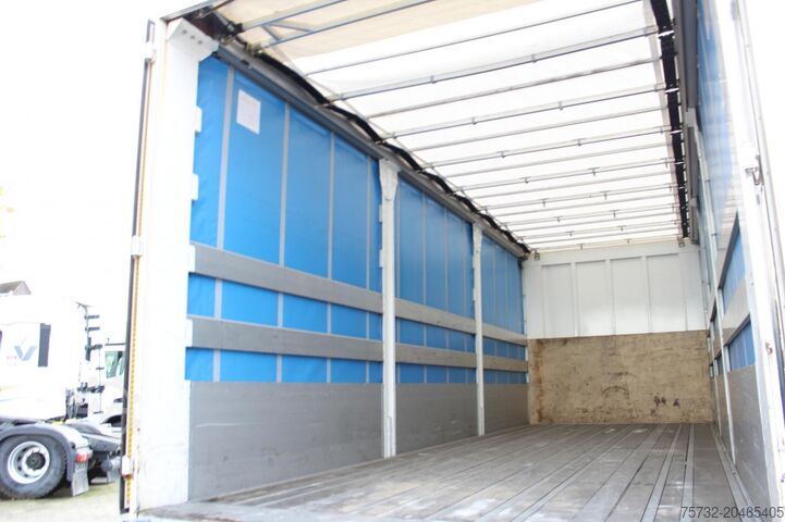 Anhänger mit Pritsche & Plane Fruehauf Fruehauf 2-Achser SAF Edscha Alu Bordwände