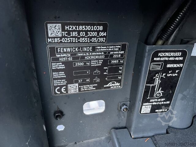 Treibgasstapler Linde H25T-01