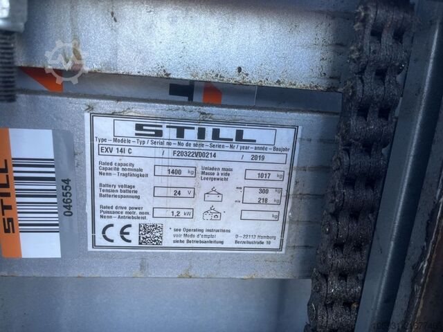 Deichselstapler Still EXV14LC