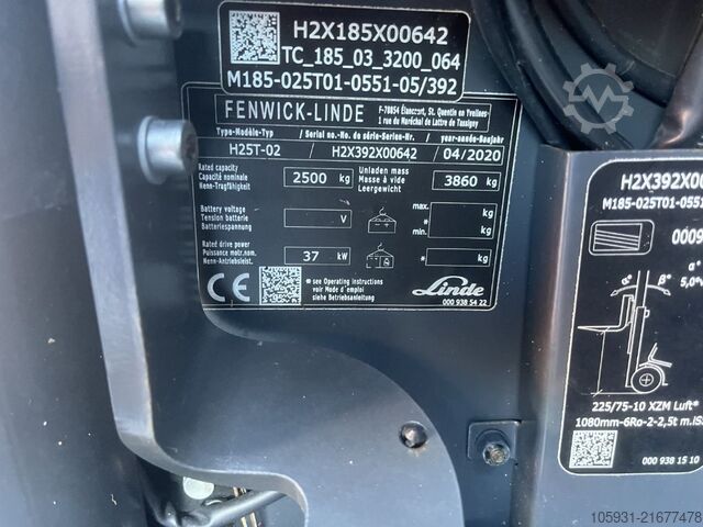 Treibgasstapler Linde H25T-02