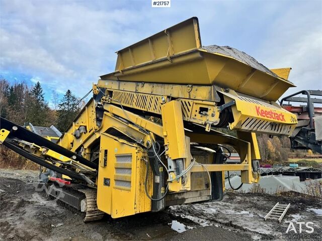 Siebanlage Keestrack K6 Sorter. 6150 hours.