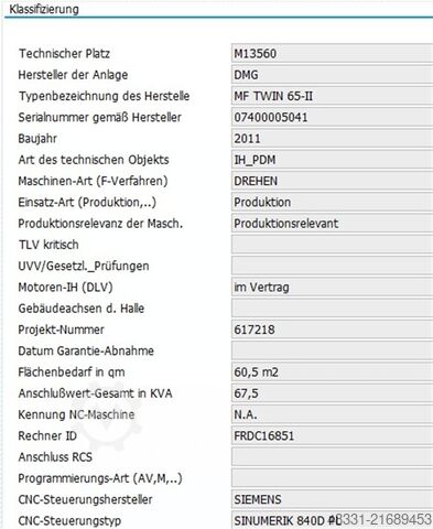 CNC Dreh- und Fräszentrum GILDEMEISTER MF TWIN 65-II