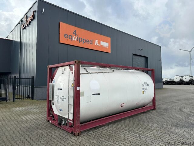 Tank container CIMC tankcontainers 20FT ISO /  25.010L / 22K2 / L4BH / T12 / steam...