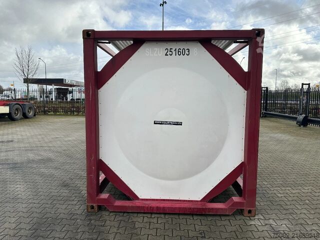 Tank container CIMC tankcontainers 20FT ISO /  25.010L / 22K2 / L4BH / T12 / steam...