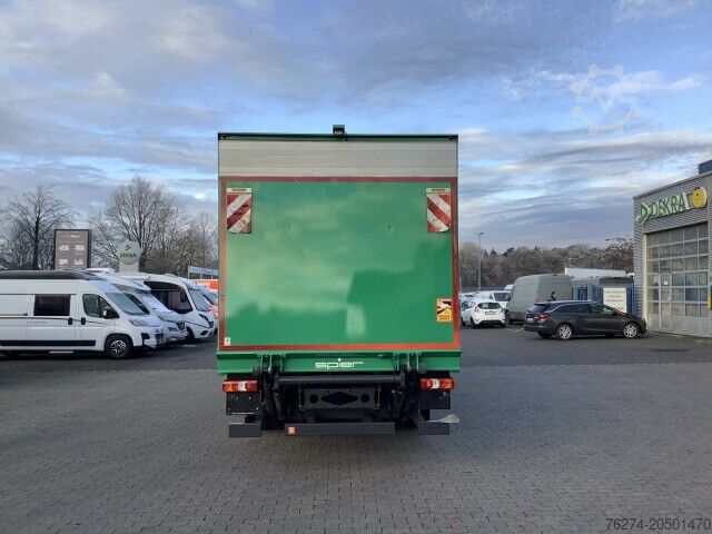 Box truck Mercedes-Benz Atego 1524 L Koffer LBW 2t SeitentĂźr 2x Kamera