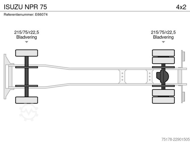 Bergungsfahrzeug ISUZU NPR 75