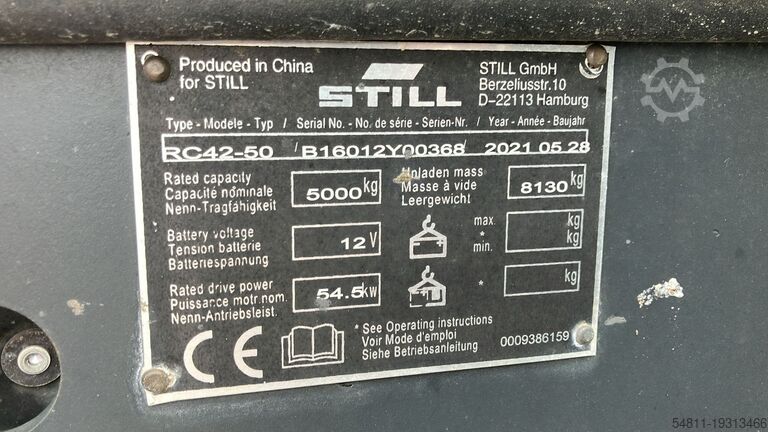 4-wheel forklift Still RC42-50