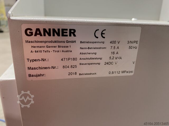 Drilling/dowel driving machine Ganner Index 180 Pro