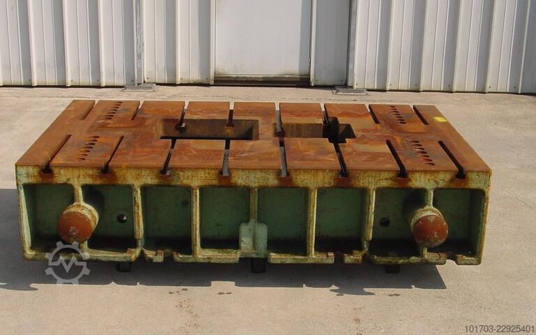 Cast bed Taque fonte rainurée - Floor Plate 2410 x 1500 x 550 mm - No 1