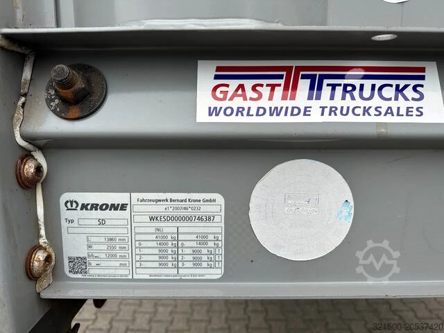 Sliding tarpaulins Krone SD Schuifzeil -Dak / SAF-Disc / APK 10-2026!