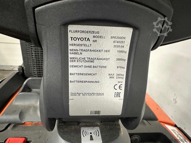 High Lift stacker Toyota SPE 200 DN - NICHT FAHRBEREIT / NO RUNNER !!!