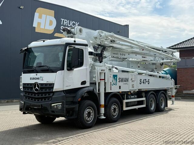 Betonpumpe Mercedes-Benz Arocs 4142 Mercedes-Benz Arocs 5 4542 8x4 SWAN ...