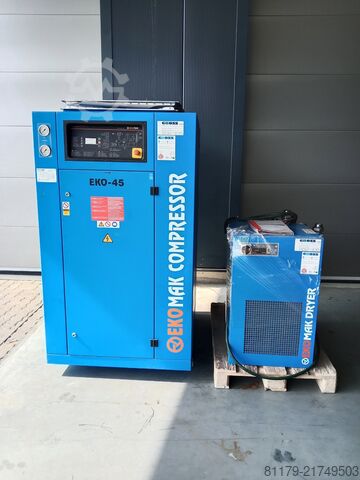 Schraubenkompressor mit Trockner  Kessel Ekomak EKO 45