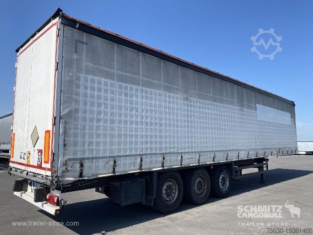 Open semitrailer with tarp Schmitz Cargobull Semitrailer Curtainsider Standard