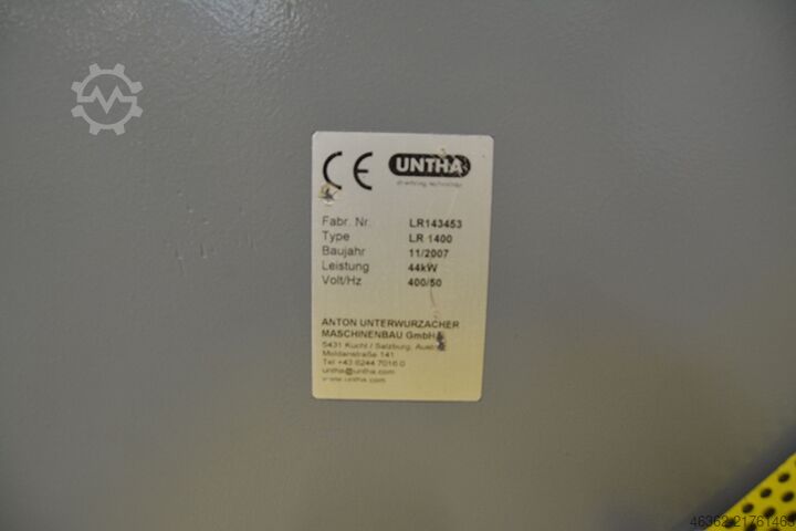 Wood shredder Untha LR1400