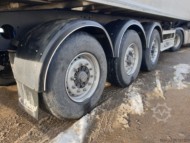 Tipper semitrailer FLIEGL Sattelkipper ALU 50m³ DHKA 390