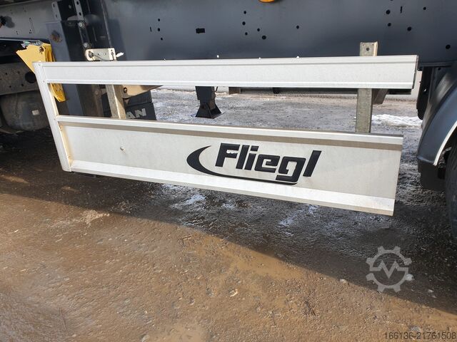 Tipper semitrailer FLIEGL Sattelkipper ALU 50m³ DHKA 390
